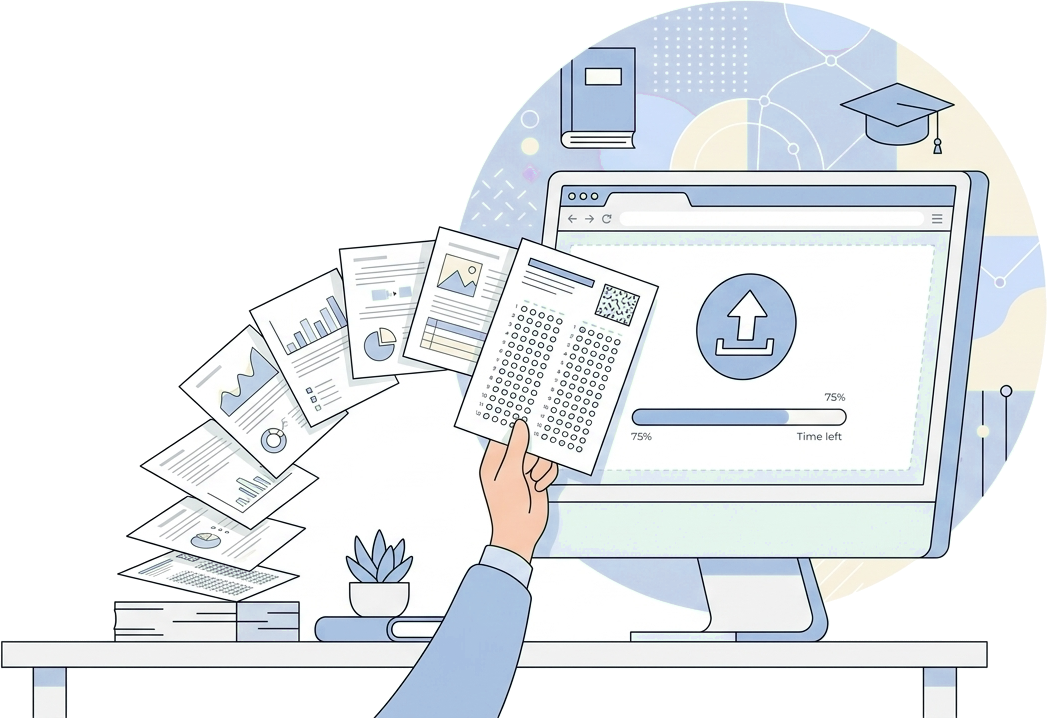 回答画像をアップロードするイメージ