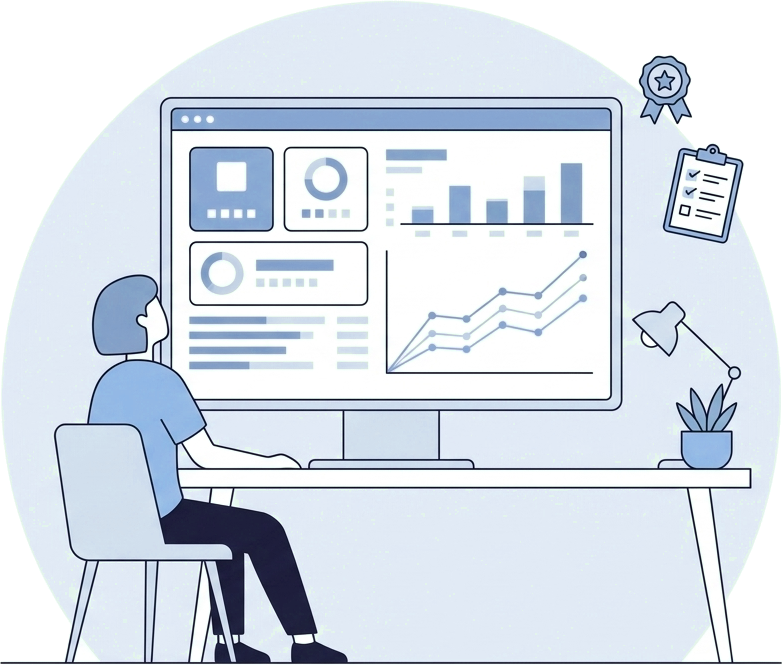 採点結果を確認・活用するイメージ